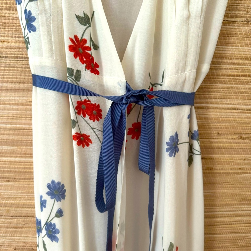 Reformation Floral Maxi Wrap Dress EUC - Picture 7 of 11